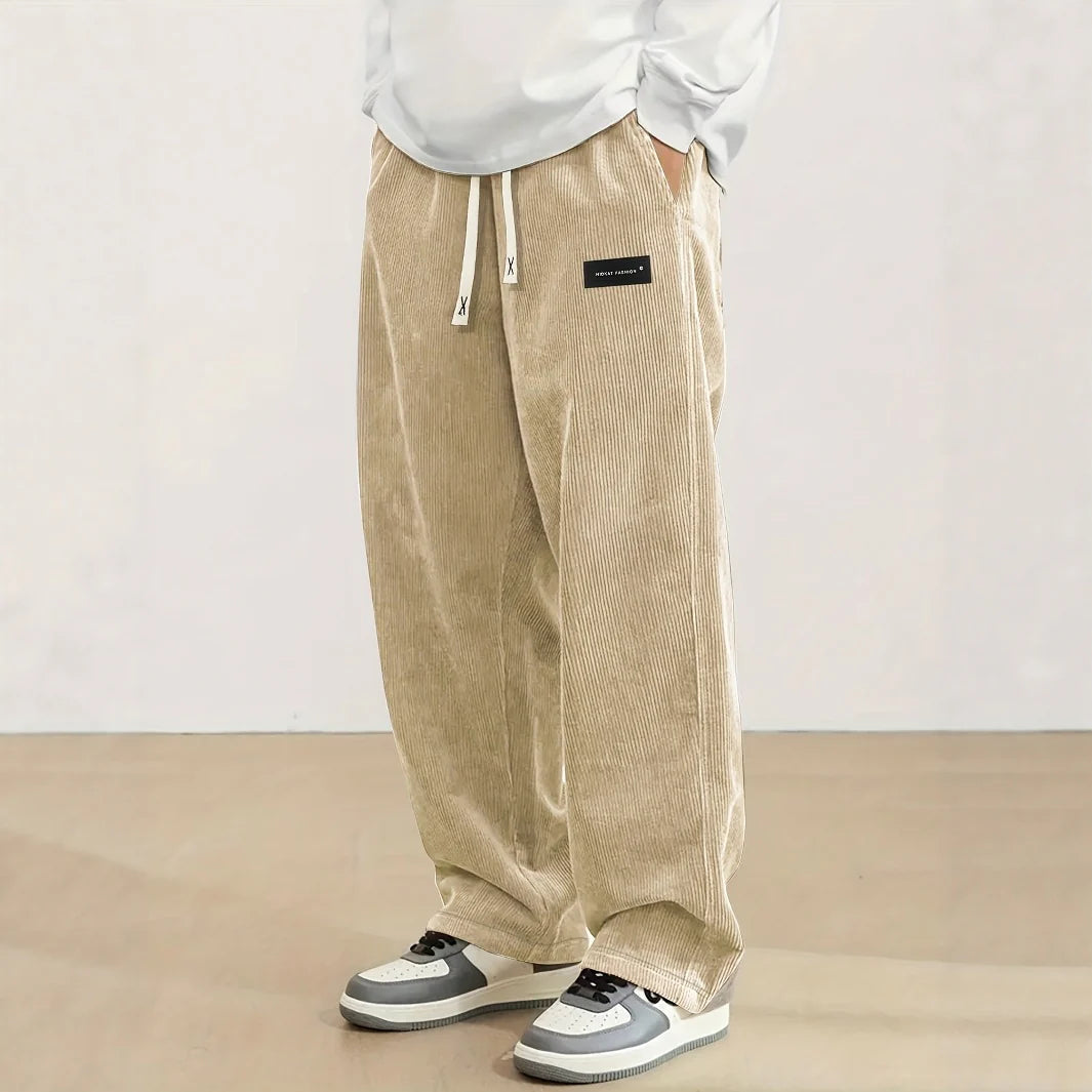 ✨🔥Men's Loose-Fit Drawstring Pants with Pockets